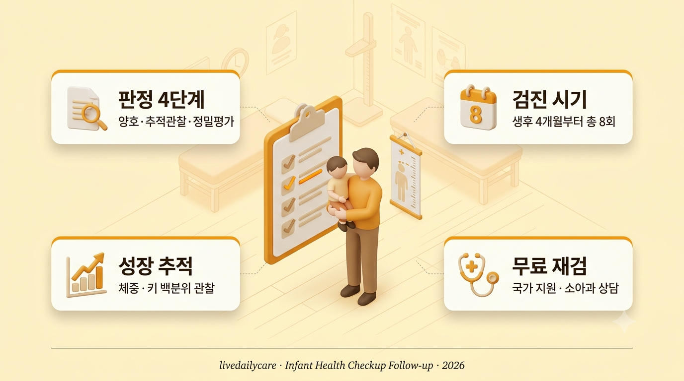 영유아 건강검진 추적관찰 판정 결과와 대응법