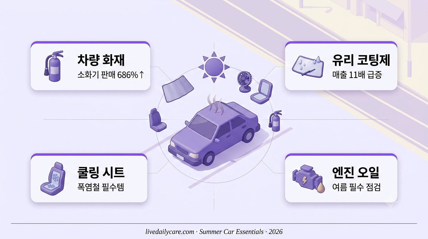여름 차량용품, 안 챙기면 후회하는 것들 정리